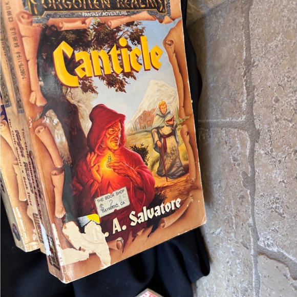 Forgotten Realms Vintage Book Set of 4 Titles Fallen Fortress Canticle Night - Picture 3 of 6